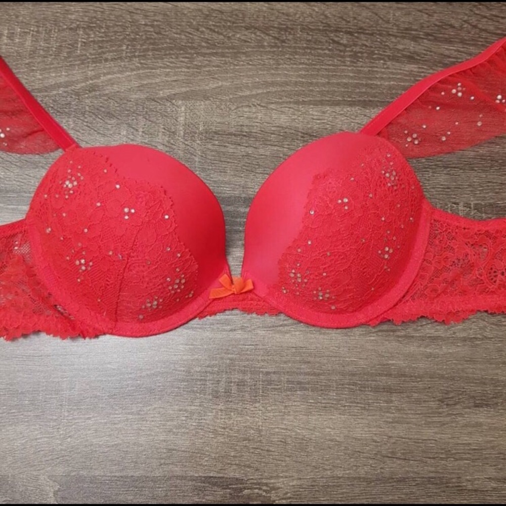Victoria’s Secret red bra